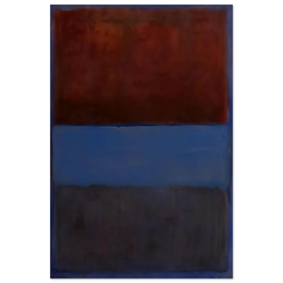 No.61 Rust and Blue - 1953 Poster | Mark Rothko Poster | Rothko Prints
