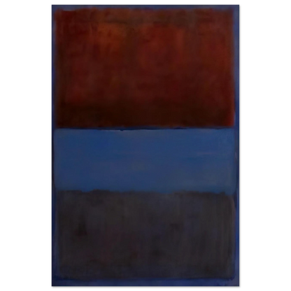 No.61 Rust and Blue - 1953 Poster | Mark Rothko Poster | Rothko Prints