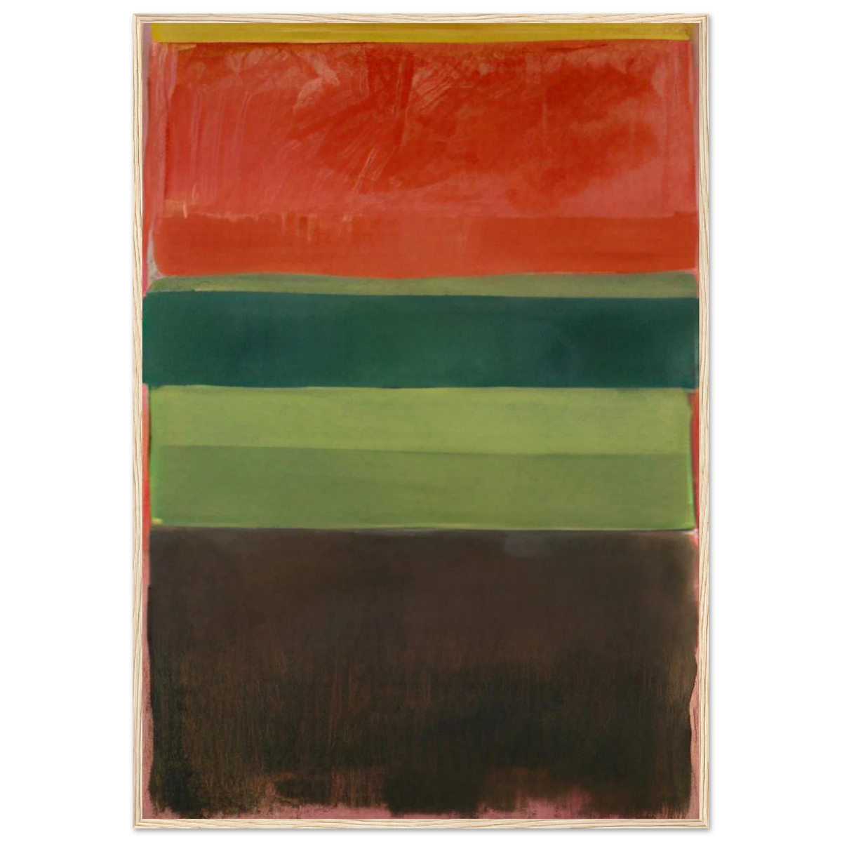 Untitled - 1949 Framed Poster | Mark Rothko Framed Prints Wall Art | Rothko Prints