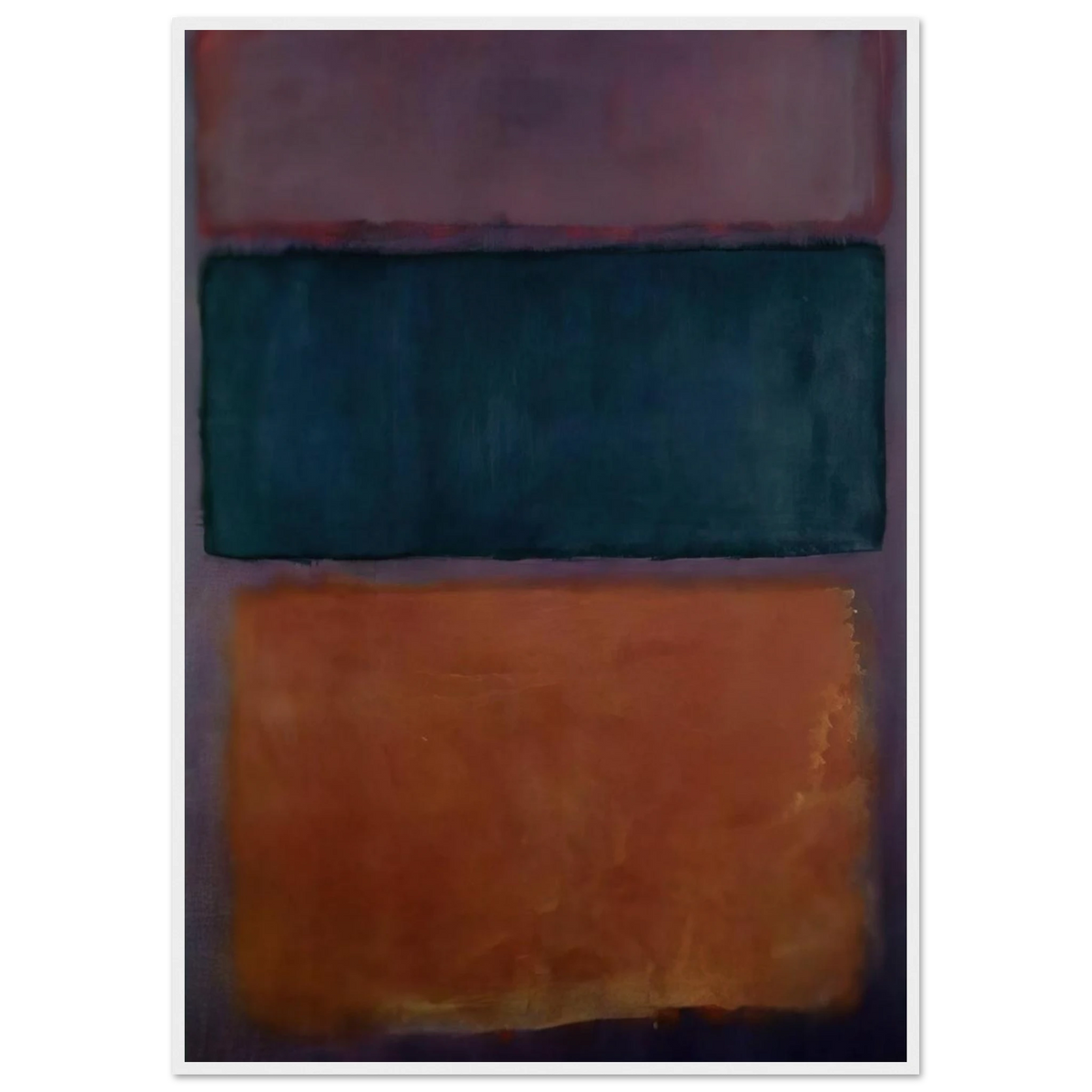Untitled - 1963 Framed Poster | Mark Rothko Framed Prints Wall Art | Rothko Prints