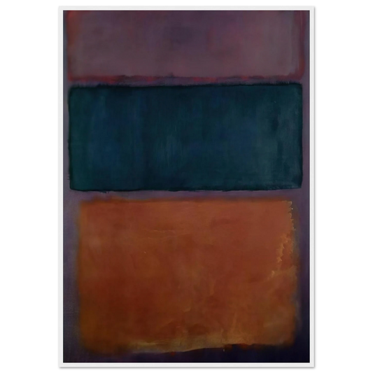 Untitled - 1963 Framed Poster | Mark Rothko Framed Prints Wall Art | Rothko Prints