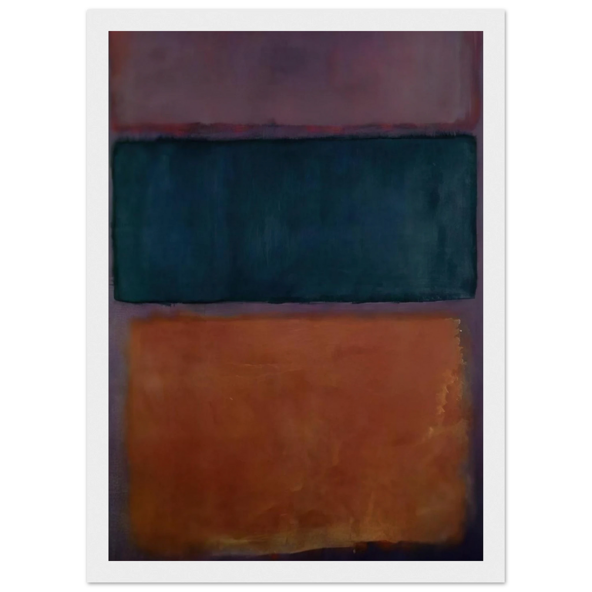 Untitled - 1963 Framed Poster | Mark Rothko Framed Prints Wall Art | Rothko Prints