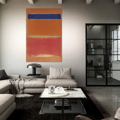 Blue Over Red - 1953 Poster | Mark Rothko Poster | Rothko Prints