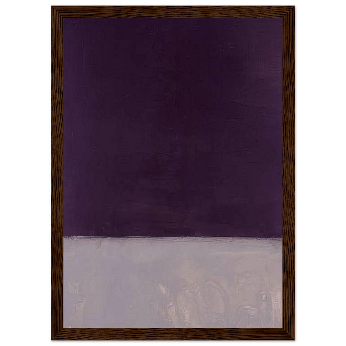 Untitled Black and Gray - 1970 Framed Poster | Mark Rothko Framed Prints Wall Art | Rothko Prints