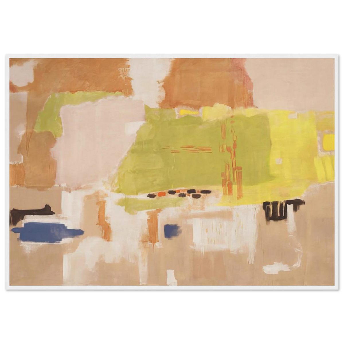 No.1 Untitled - 1948 Framed Poster | Mark Rothko Framed Prints Wall Art | Rothko Prints