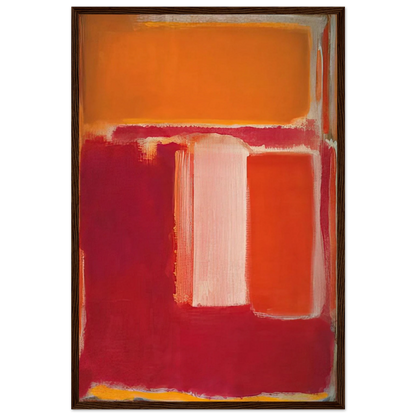 Yellow, Cherry, Orange - 1947 Framed Poster | Mark Rothko Framed Prints Wall Art | Rothko Prints