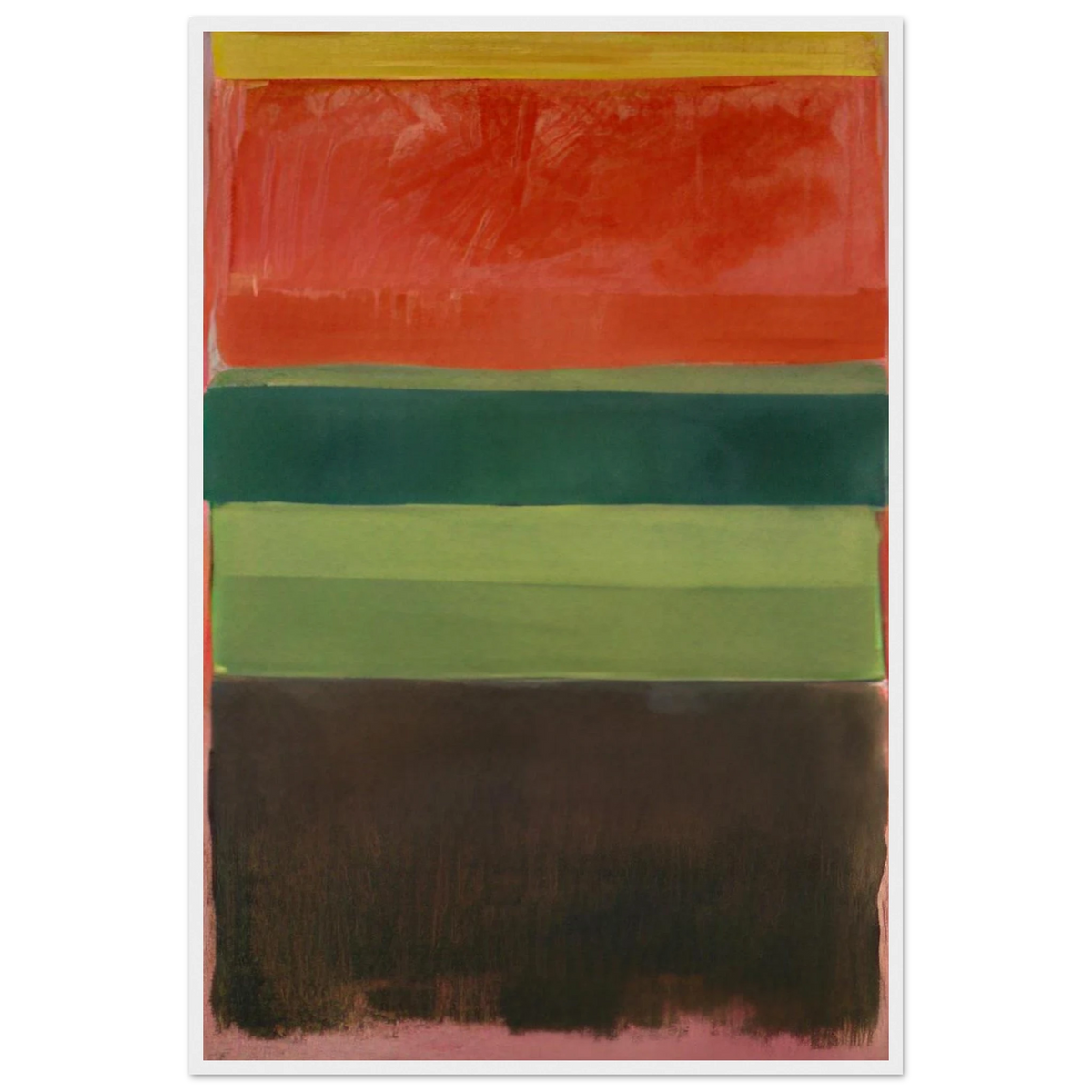 Untitled - 1949 Framed Poster | Mark Rothko Framed Prints Wall Art | Rothko Prints