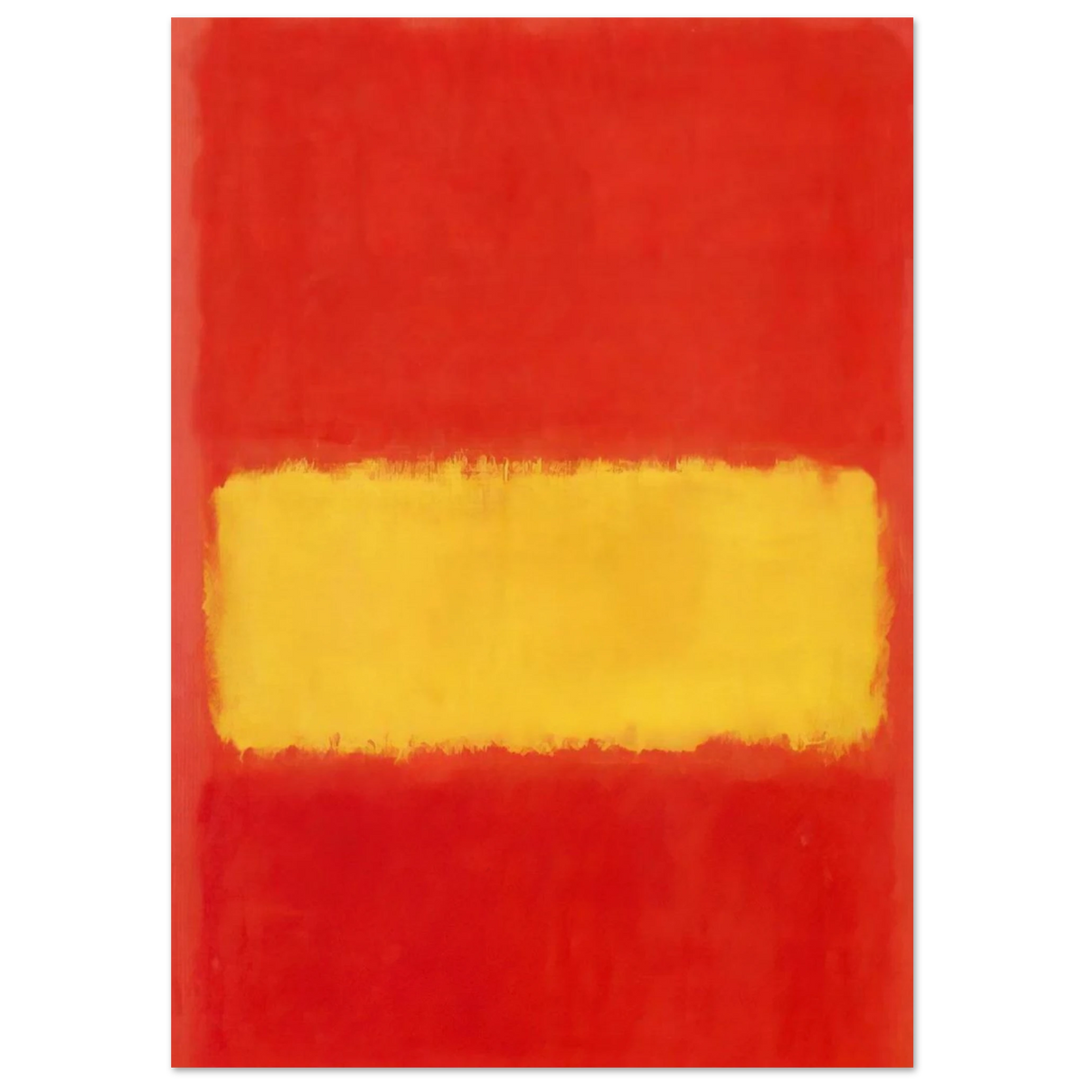 Yellow band - 1956 Poster | Mark Rothko Poster | Rothko Prints