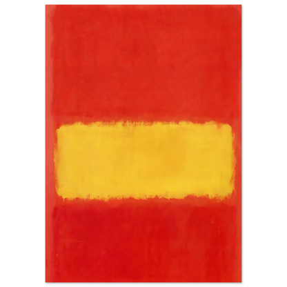 Yellow band - 1956 Poster | Mark Rothko Poster | Rothko Prints