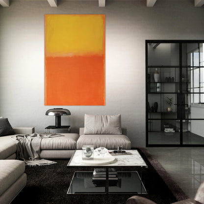 Orange and Yellow - 1956 Poster | Mark Rothko Poster | Rothko Prints