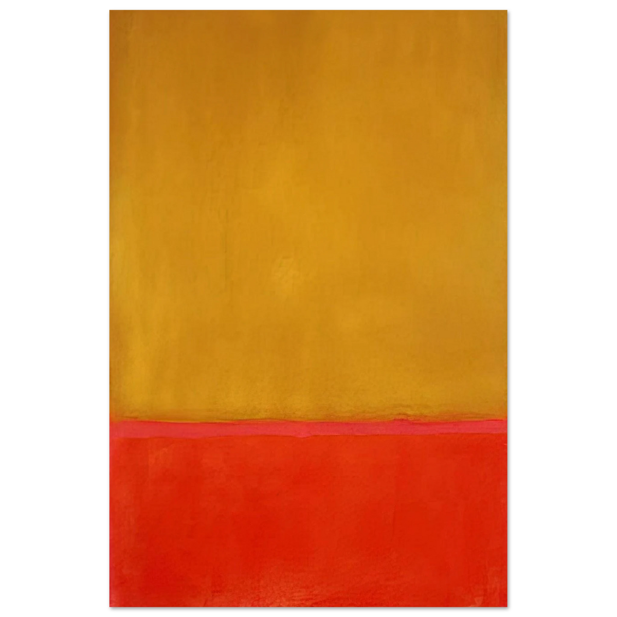 Ochre and Red on Red - 1954 Poster | Mark Rothko Poster | Rothko Prints