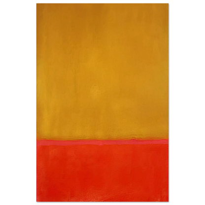 Ochre and Red on Red - 1954 Poster | Mark Rothko Poster | Rothko Prints