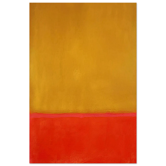 Ochre and Red on Red - 1954 Poster | Mark Rothko Poster | Rothko Prints