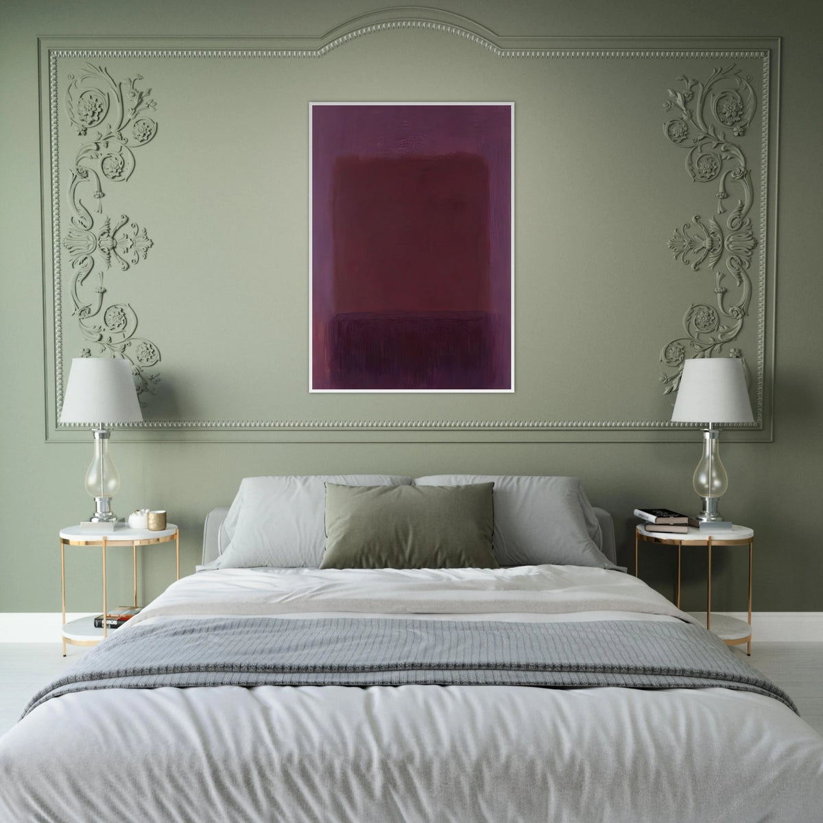 Purple Brown - 1957 Framed Poster | Mark Rothko Framed Prints Wall Art | Rothko Prints