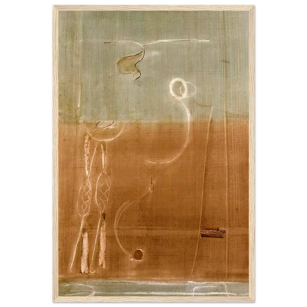 Aubade - 1944 Framed Poster | Mark Rothko Framed Prints Wall Art | Rothko Prints