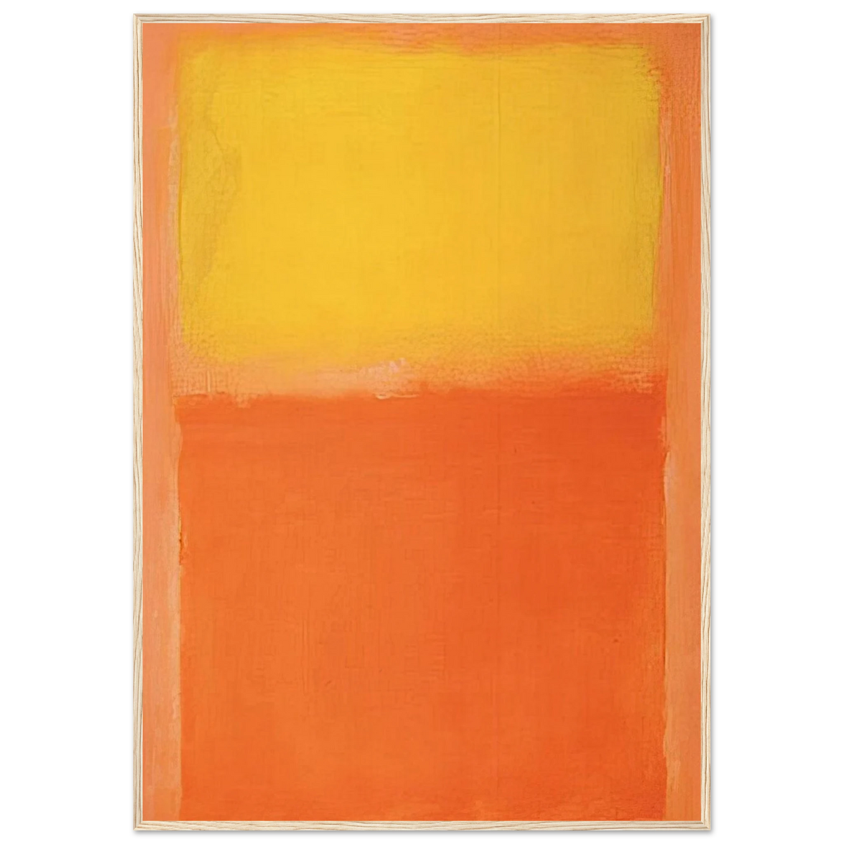 Orange and Yellow - 1956 Framed Poster | Mark Rothko Framed Prints Wall Art | Rothko Prints
