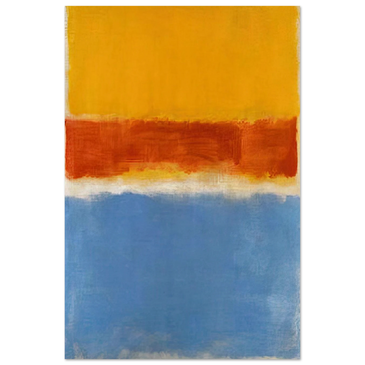 Untitled Yellow, Red and Blue - 1953 Poster | Mark Rothko Poster | Rothko Prints