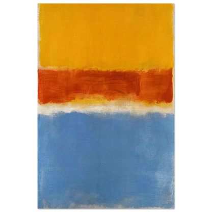 Untitled Yellow, Red and Blue - 1953 Poster | Mark Rothko Poster | Rothko Prints