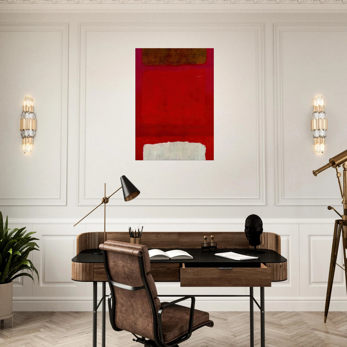No. 16 Red, White, and Brown - 1957 Canvas | Mark Rothko Canvas | Rothko Prints