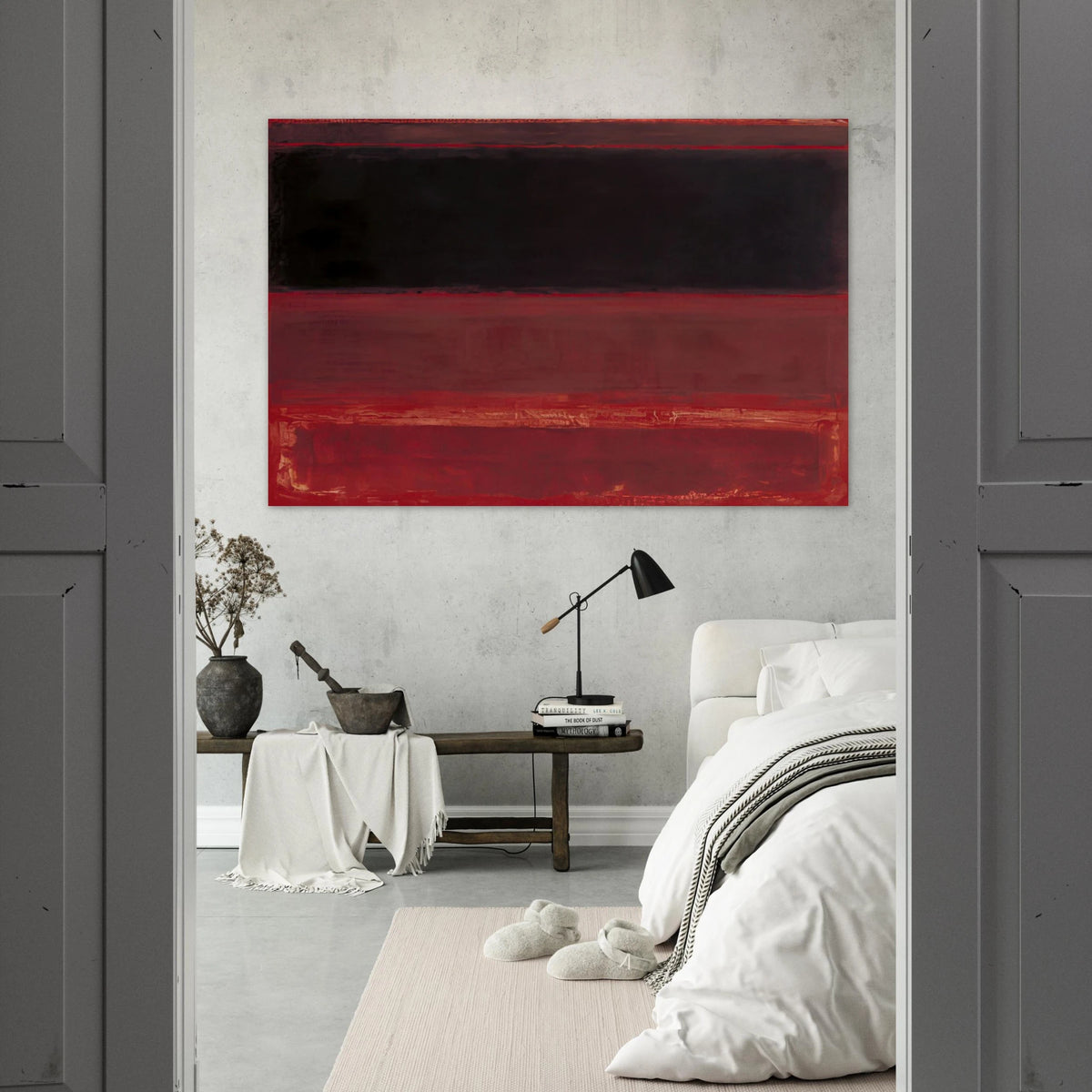 Four Darks in Red - 1958 Poster | Mark Rothko Poster | Rothko Prints