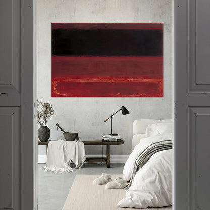 Four Darks in Red - 1958 Poster | Mark Rothko Poster | Rothko Prints