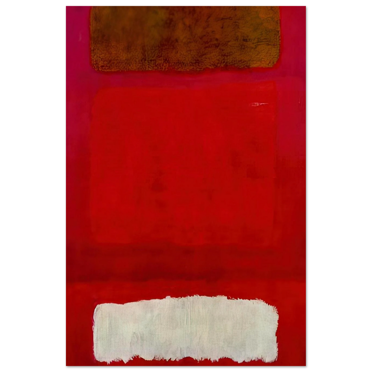 No. 16 Red, White, and Brown - 1957 Poster | Mark Rothko Poster | Rothko Prints