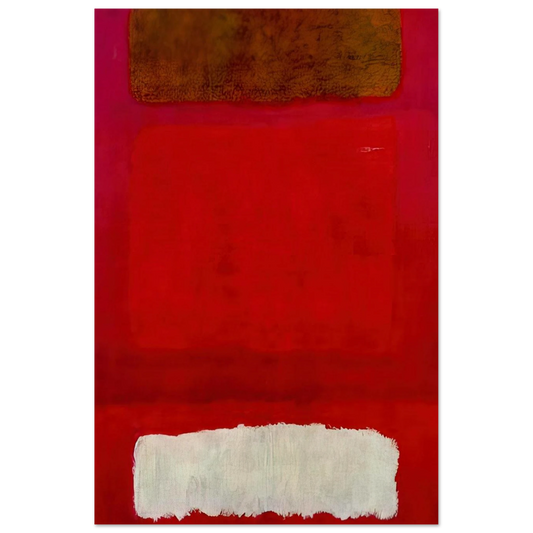 No. 16 Red, White, and Brown - 1957 Poster | Mark Rothko Poster | Rothko Prints