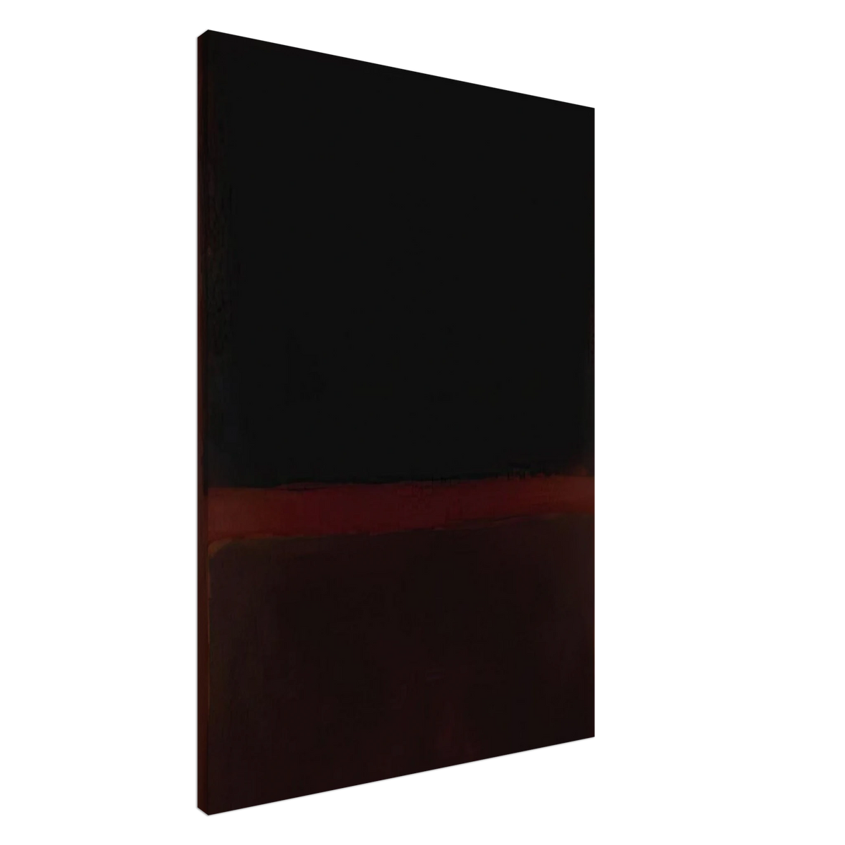 Black on Dark Sienna on Purple - 1960 Canvas | Mark Rothko Canvas | Rothko Prints