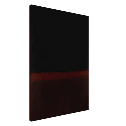 Black on Dark Sienna on Purple - 1960 Canvas | Mark Rothko Canvas | Rothko Prints