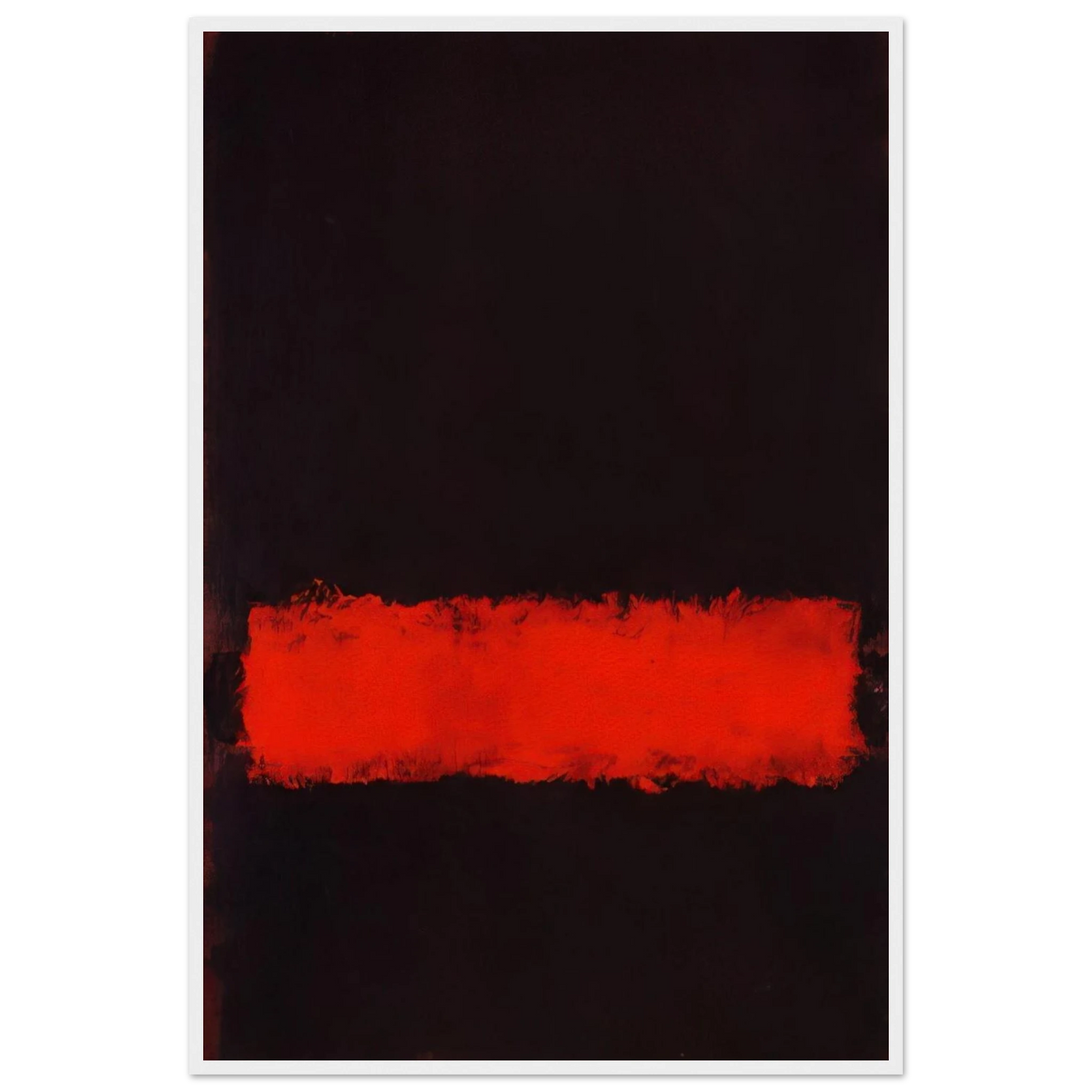 Black, Red and Black - 1968 Framed Poster | Mark Rothko Framed Prints Wall Art | Rothko Prints