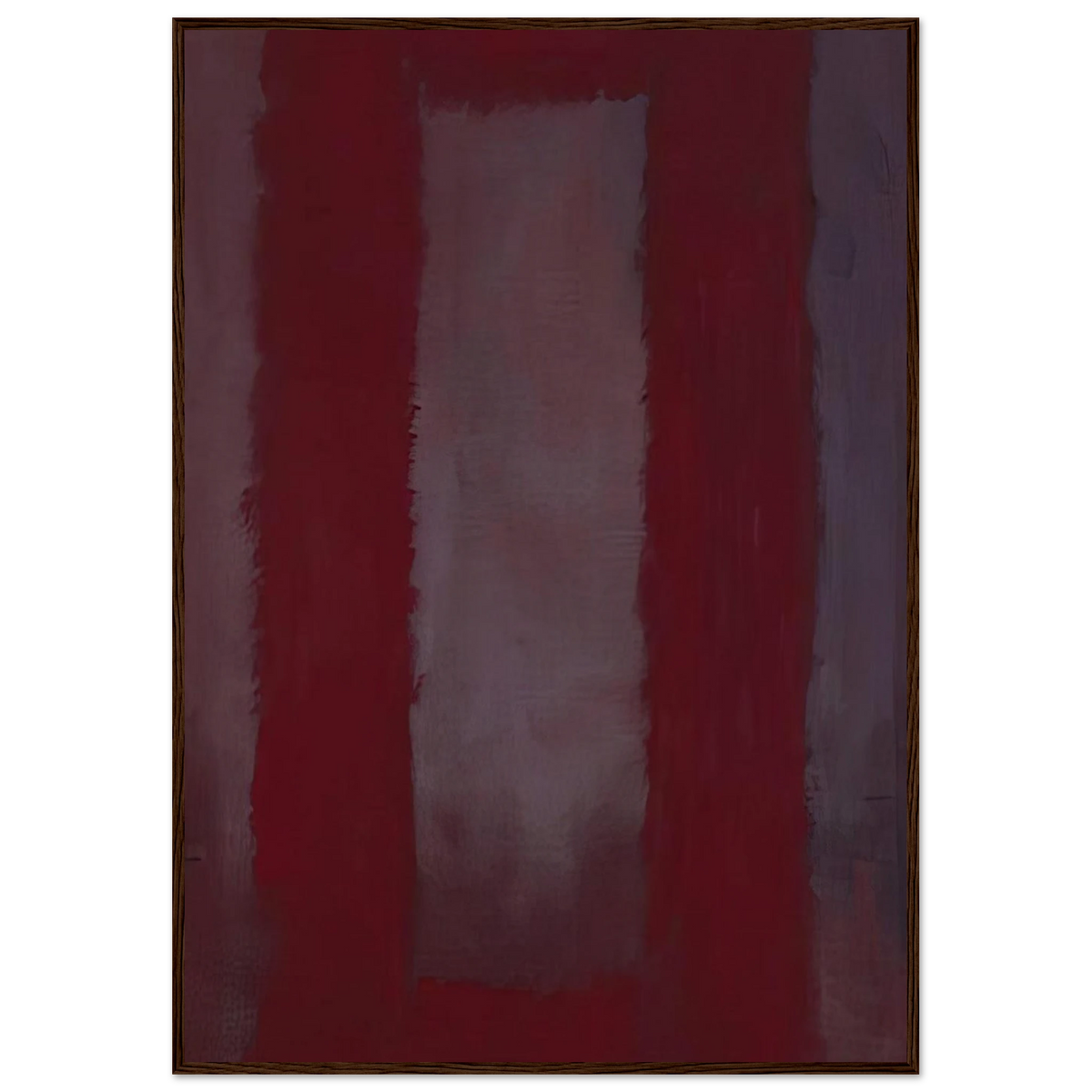 Red on Maroon - 1959 Framed Poster | Mark Rothko Framed Prints Wall Art | Rothko Prints