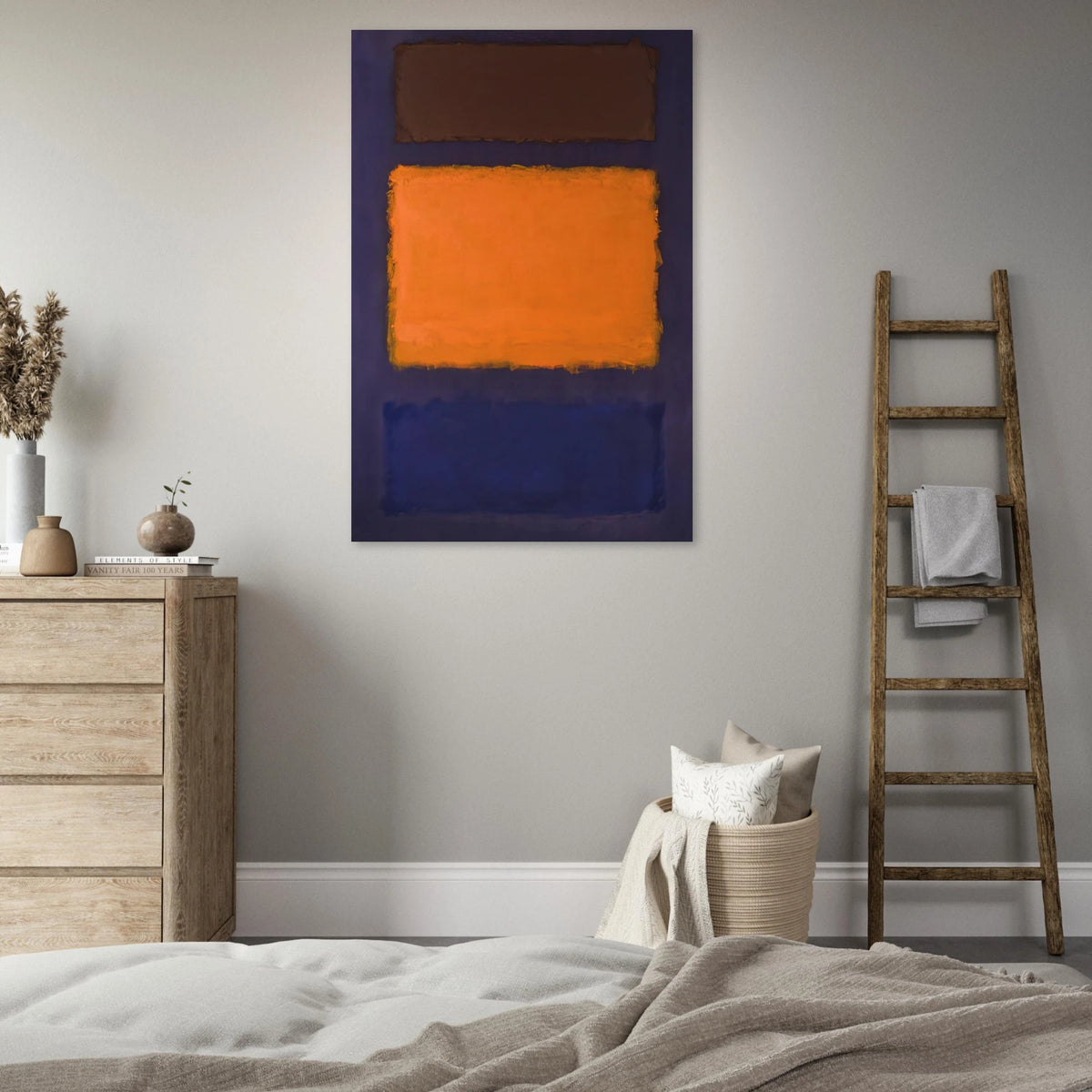 Brown, Orange, Blue on Maroon - c.1963  United States Poster | Mark Rothko Poster | Rothko Prints