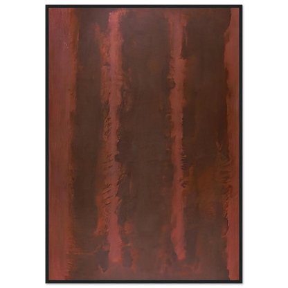 Black on Maroon - 1958 Framed Poster | Mark Rothko Framed Prints Wall Art | Rothko Prints