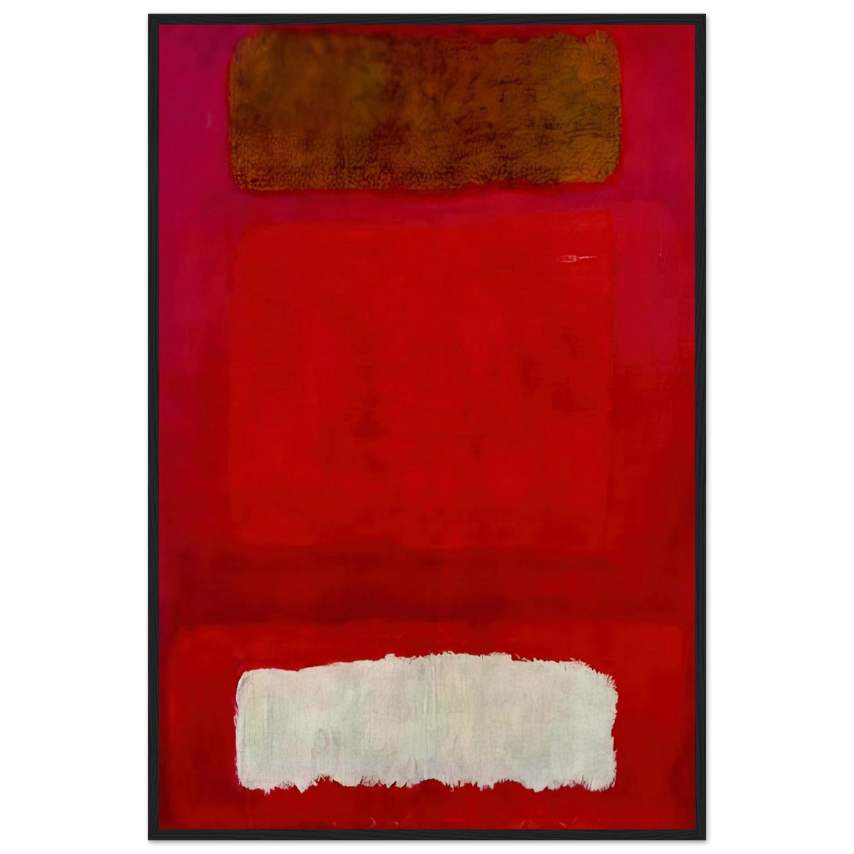 No. 16 Red, White, and Brown - 1957 Framed Poster | Mark Rothko Framed Prints Wall Art | Rothko Prints