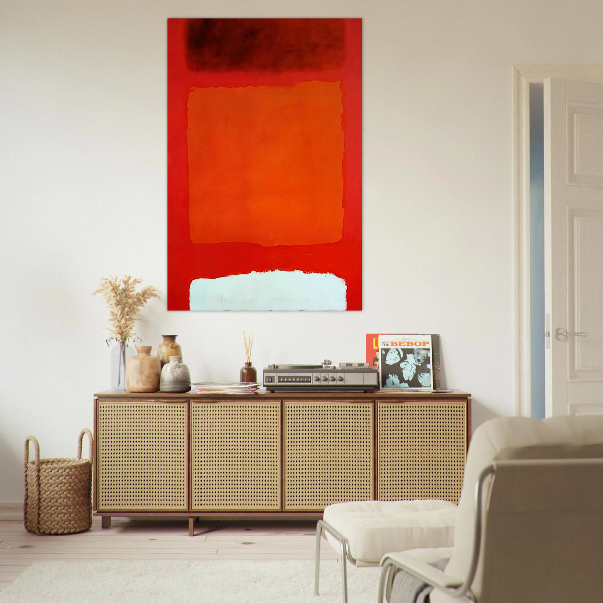Red, White, and Brown - 1957 Poster | Mark Rothko Poster | Rothko Prints