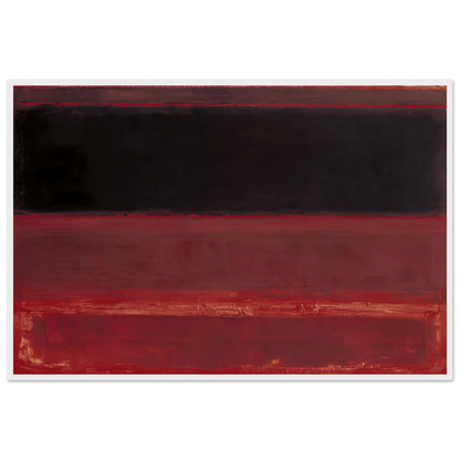 Four Darks in Red - 1958 Framed Poster | Mark Rothko Framed Prints Wall Art | Rothko Prints