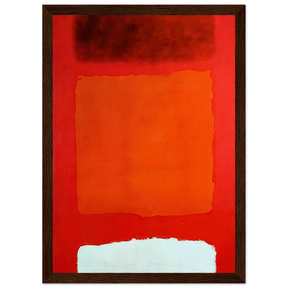Red, White, and Brown - 1957 Framed Poster | Mark Rothko Framed Prints Wall Art | Rothko Prints