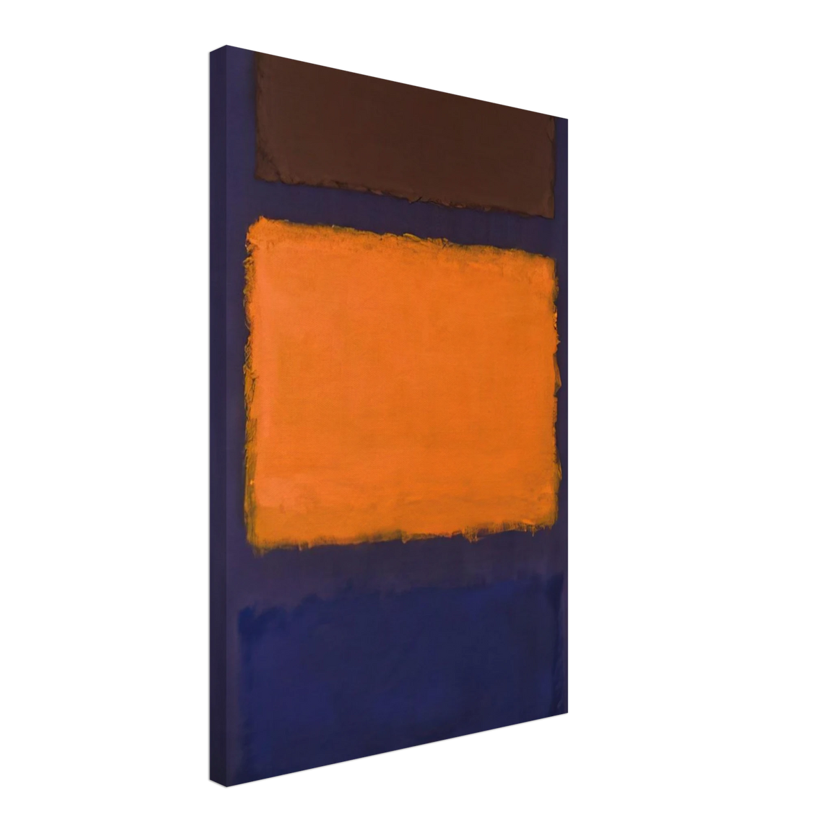 Brown, Orange, Blue on Maroon - c.1963  United States Canvas | Mark Rothko Canvas | Rothko Prints