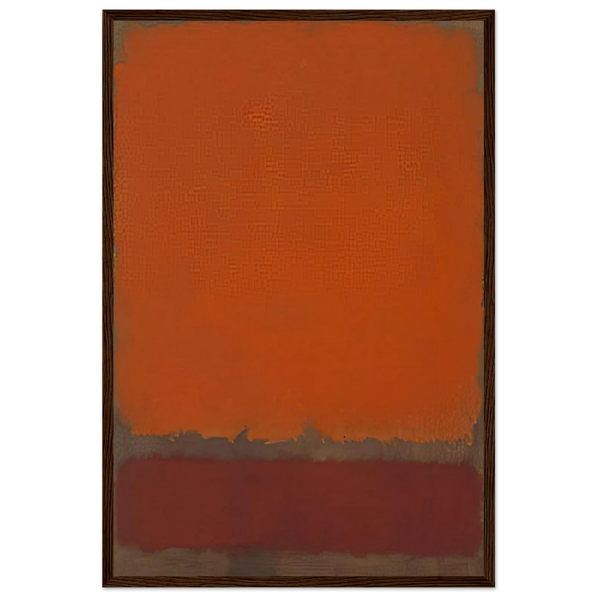 Ochre and Red on Red - 1962 Framed Poster | Mark Rothko Framed Prints Wall Art | Rothko Prints
