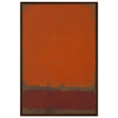 Ochre and Red on Red - 1962 Framed Poster | Mark Rothko Framed Prints Wall Art | Rothko Prints