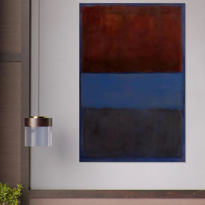 No.61 Rust and Blue - 1953 Poster | Mark Rothko Poster | Rothko Prints