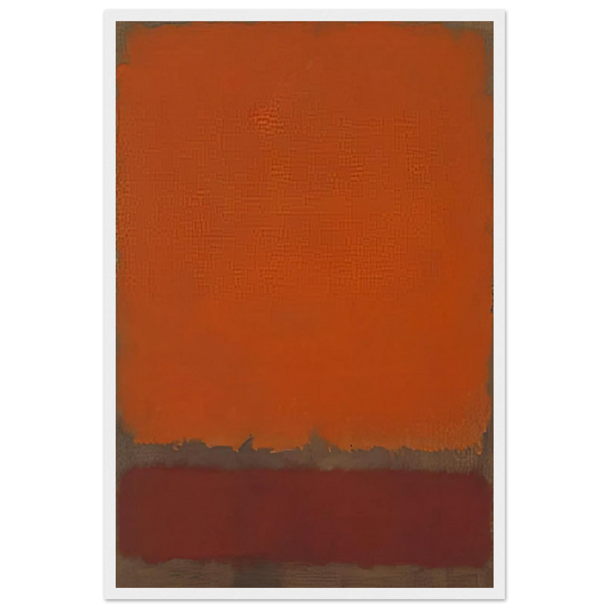 Ochre and Red on Red - 1962 Framed Poster | Mark Rothko Framed Prints Wall Art | Rothko Prints