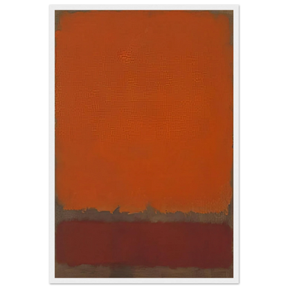 Ochre and Red on Red - 1962 Framed Poster | Mark Rothko Framed Prints Wall Art | Rothko Prints