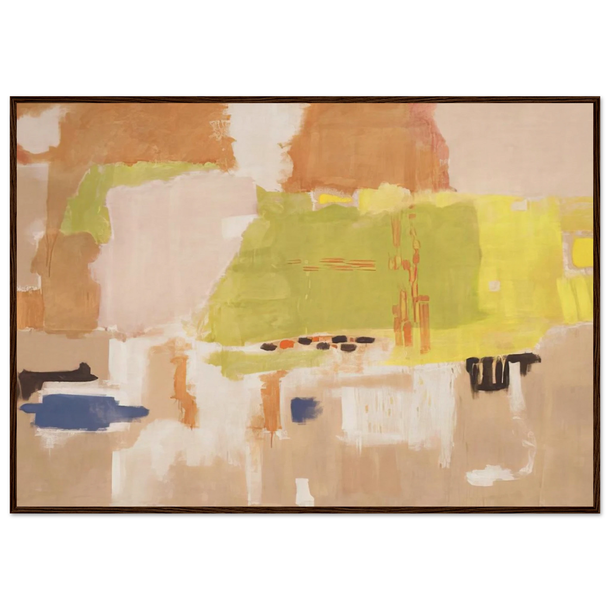 No.1 Untitled - 1948 Framed Poster | Mark Rothko Framed Prints Wall Art | Rothko Prints