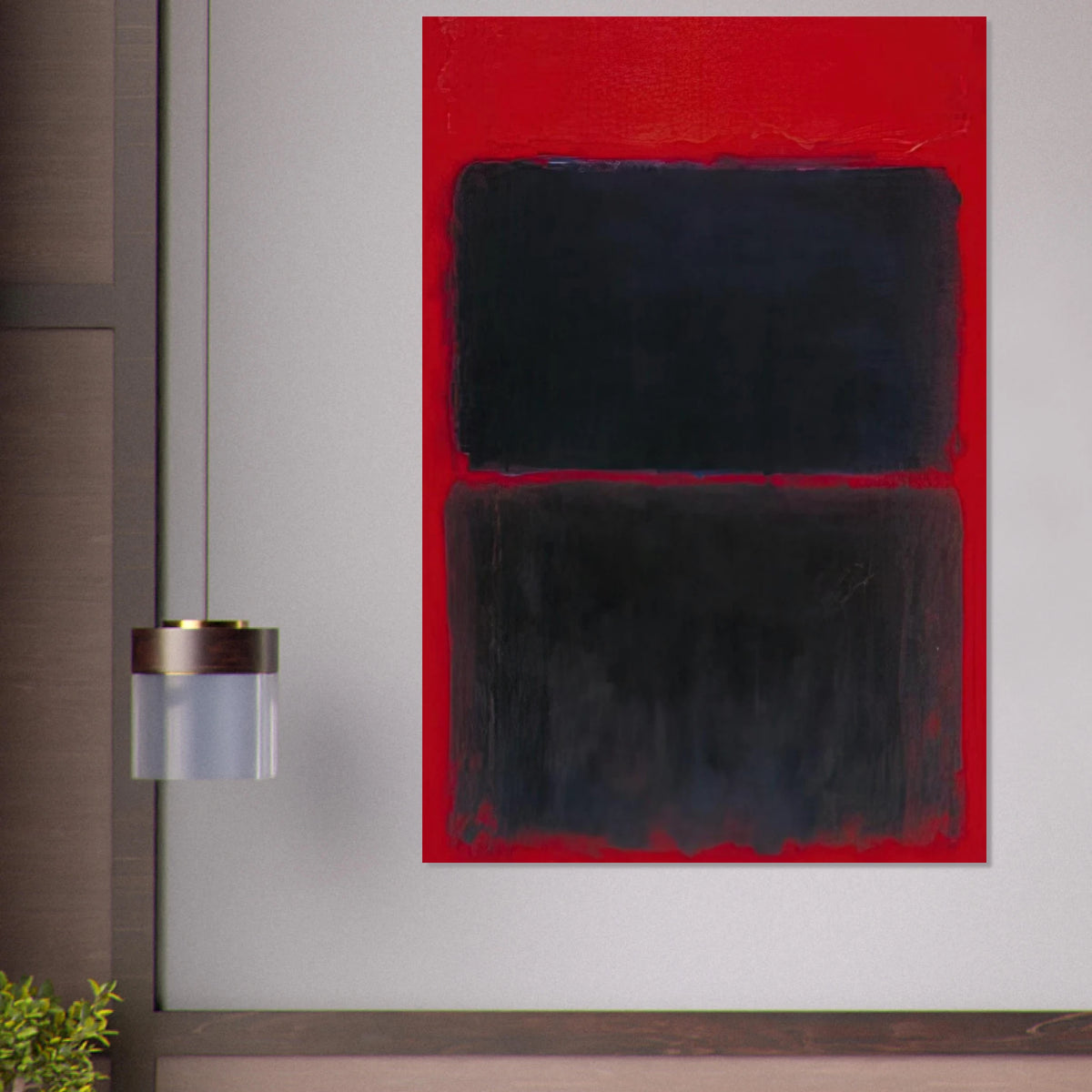 Light Red Over Black - 1957 Poster | Mark Rothko Poster | Rothko Prints