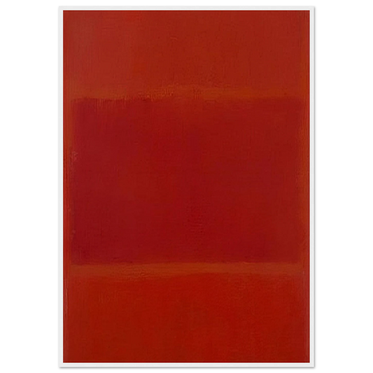 Red and Orange - 1955 Framed Poster | Mark Rothko Framed Prints Wall Art | Rothko Prints