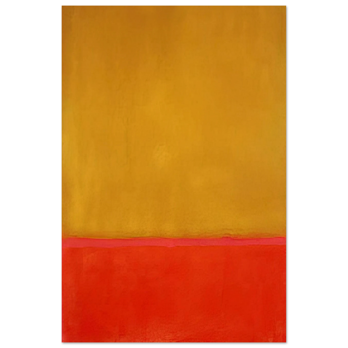 Ochre and Red on Red - 1954 Poster | Mark Rothko Poster | Rothko Prints