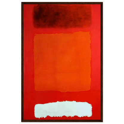 Red, White, and Brown - 1957 Framed Poster | Mark Rothko Framed Prints Wall Art | Rothko Prints