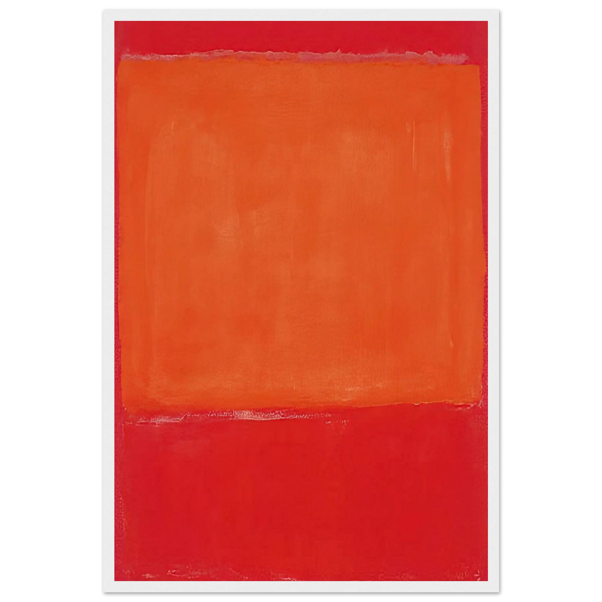 Ochre and Red on Red - 1957 Framed Poster | Mark Rothko Framed Prints Wall Art | Rothko Prints