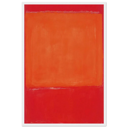 Ochre and Red on Red - 1957 Framed Poster | Mark Rothko Framed Prints Wall Art | Rothko Prints